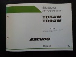 ESCUDO(エスクード)　TD54W・94W　2005年12月発行　2版